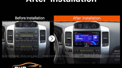 Màn hình DVD Android xe Toyota Land Cruiser Prado 2002 - 2009 | Fujitech 